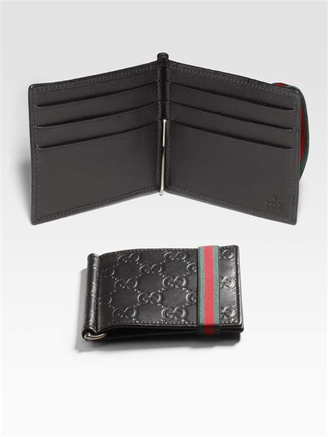 gucci money clip wallet.